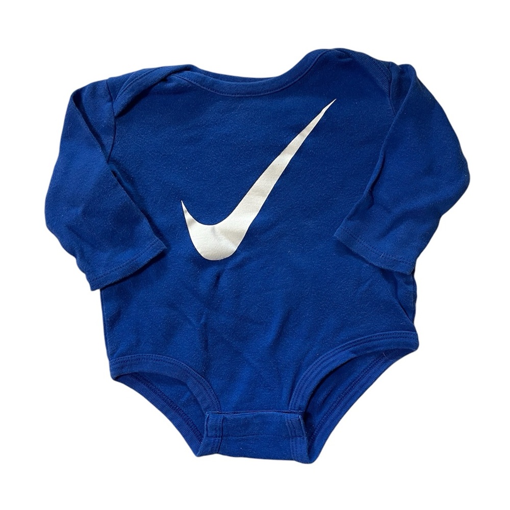 Nike Blue Long Sleeve Onesie